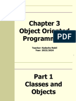 Chapter 3 Part1 - Object Oriented Programming 