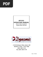 SFC332 Liquid Pulse Operator Manual