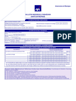 Bulletin Adhesion Axa