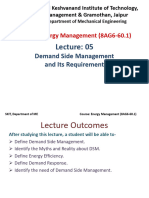 L5 Demand Side Management and Its Requirement