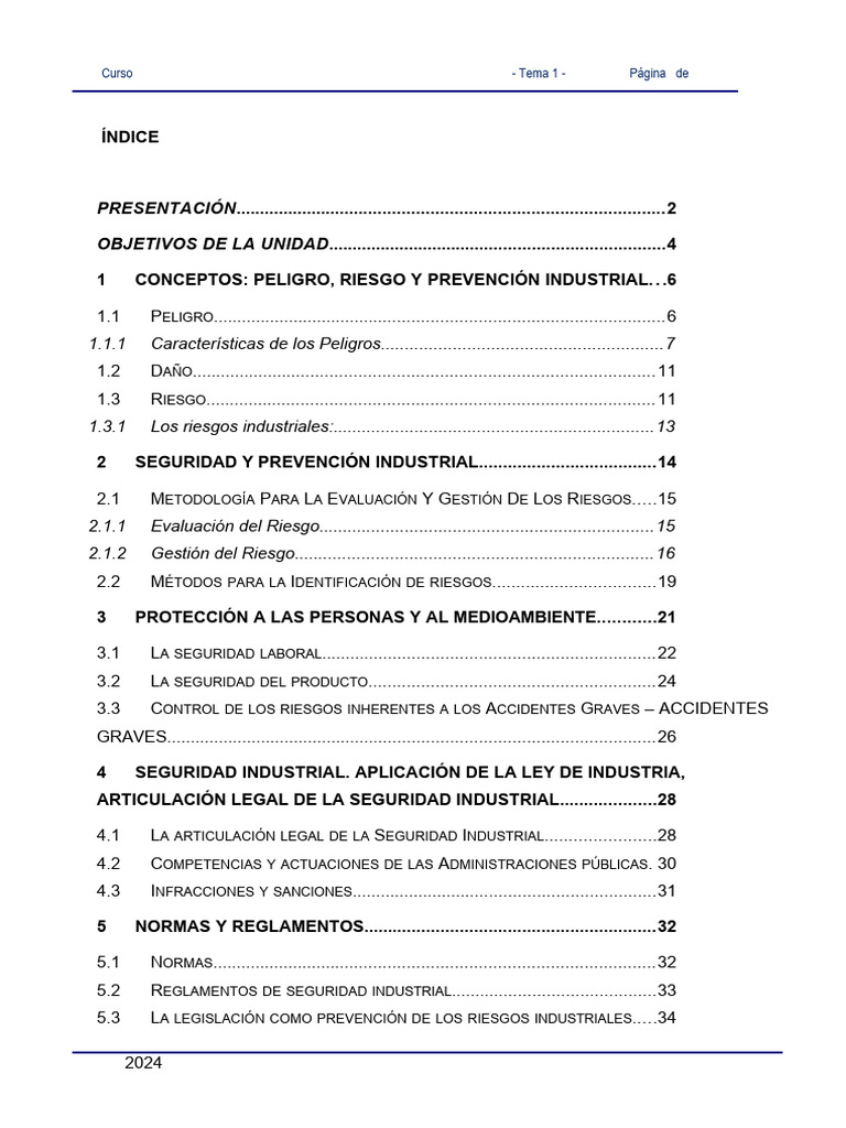 Seguridad Industrial y Prevención de Riesgos | PDF | Riesgo | Valores
