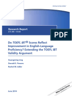 ETS Research Report Series - 2014 - Ling - Do TOEFL iBT Scores Reflect Improvement in English Language Proficiency