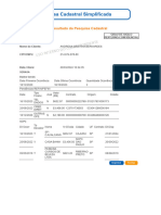 Pesquisa Cadastral Simplificada