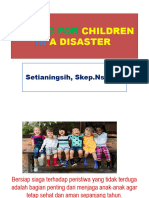 Caring For Children in A Disaster