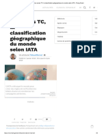 Les Zones TC, La Classification Géographique Du Monde Selon IATA - Flying Smart