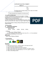 English Lesson Plan q4