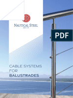 Nautical Steel Cable Balustrade Brochure