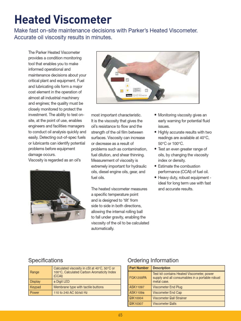 Heated Viscometer | PDF | Viscosity | Motor Oil