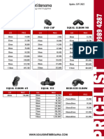 Pricelist Fitting HDPE Compression