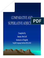 COMPARATIVE AND SUPERLATIVE ADJECTIVES - Amani (Compatibility Mode)