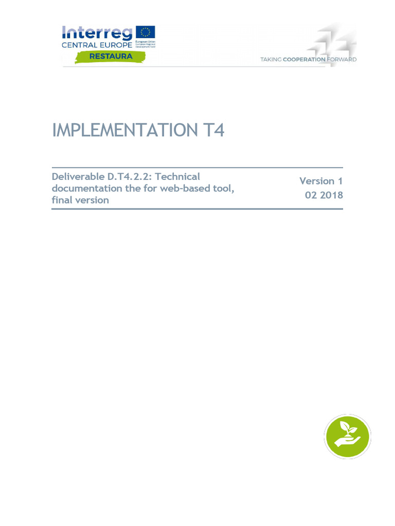 D t4 2 2 Technical Documentation The For Web Based Tool Final Version ...