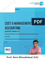 CA Inter Crash Course Cost Management From DKC Plus by CA Dani Khandelwal