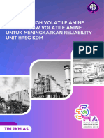 Pia 35 - Subtitusi High Volatile Amine Menjadi Low Volatile Amine Pada Unit HRSG