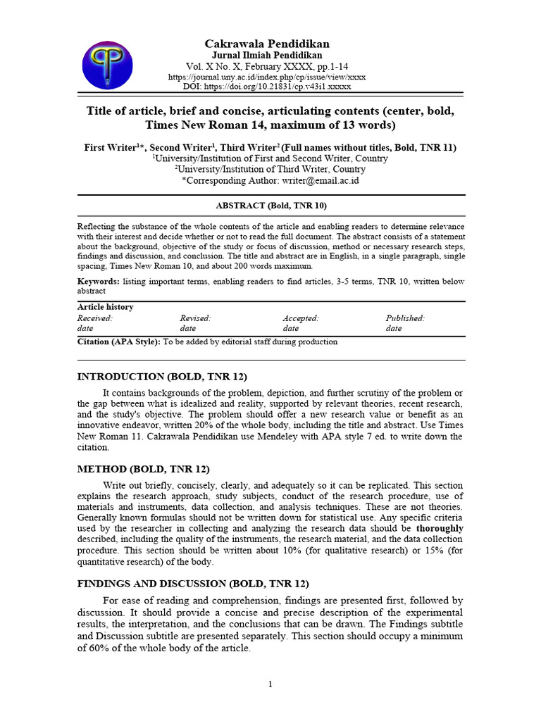 CP - Template 2023 | PDF | Digital Object Identifier | Science