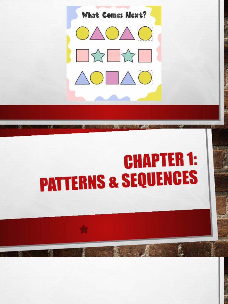 Understanding Patterns and Sequences | PDF | Arithmetic | Recreational ...
