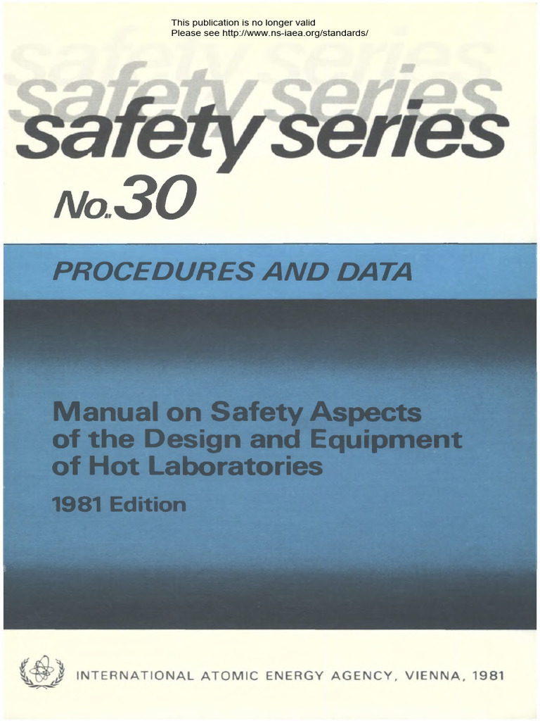 Safety_Series_030_1981 Fume Hood Glove Box PDF Radioactive