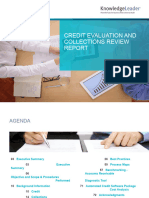 Credit Evaluation and Collections Review Report