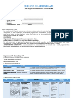 2° Grado - Experiencia de Aprendizaje #1