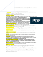 Feuille de Note Physiologie