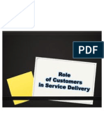Role of Customers In