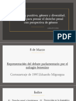 Julieta Di Corleto Sistema Punitivo Genero y Diversidad Bases para Pensar El Derecho Penal Con Pespectiva de Genero Clase 8 de Marzo