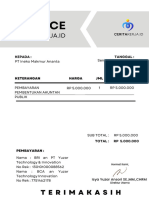 Invoice PT Ineko Makmur Ananta