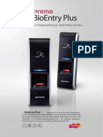 Biometrische Zutrittskontrolle Suprema BioEntry Plus