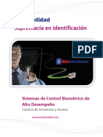 Bioidentidad Sistemas Control