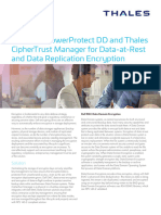Dell EMC Data Domain Thales CipherTrust SB A4