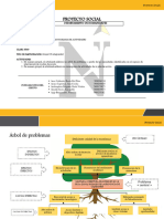 Árbol de Problemas y Cronograma de Actividades