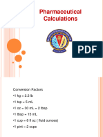 L-7 Pharmaceutical Calculations
