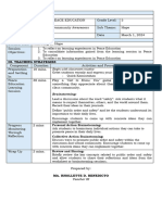 Grade 5 Catch Up Friday March 1 Lesson Plan - SDO SAN JUAN PEACE EDUCATION