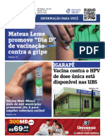Mateus Leme: Mateus Leme Promove "Dia D" Promove "Dia D" de Vacinação de Vacinação Contra A Gripe Contra A Gripe