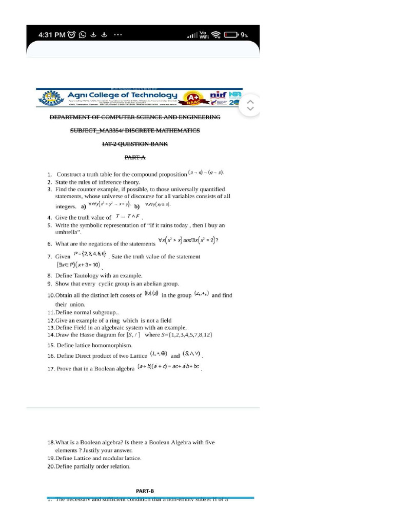 Iat 2 DM Impt | PDF