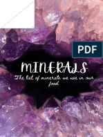 Geography Minerals Project Nikhila Durbhakula