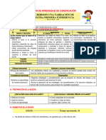 07 Comunicacion Escribimos Una Narración de Nuestra Primera Experiencia Escolar