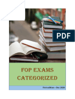 Fop Exams Categorized-2