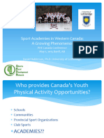 Sport Academies in Western Canada