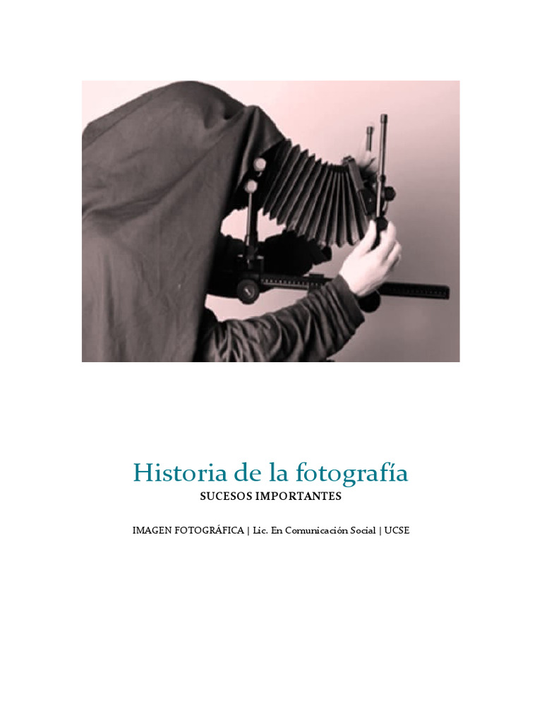 Evolución de la Fotografía: Historia y Técnicas | PDF | Imagen ...
