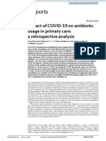 Impact of COVID 19 On Antibiotic Usage in Primary Care: A Retrospective Analysis