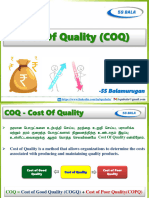 Cost of Quality CoGQ CoPQ