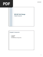 Lecture 3 DataPath Components