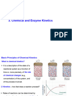 Chemical and Enzyme Kinetics Lecture 2