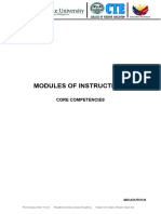Module of Instructions