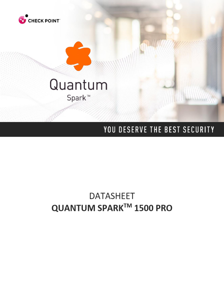 1500 Pro Security Gateway Datasheet | PDF | Security | Computer Security