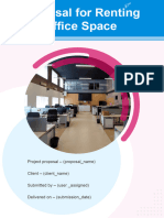 Proposal for Renting Office Space Example Document Report Doc PDF Ppt