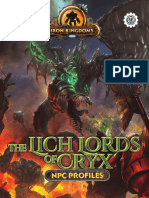 Iron Kingdoms 5e - The Lich Lords of Cryx