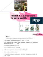 Presentacio - U4.La Producció I La Seva Gestió