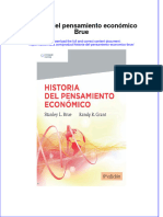 Historia Del Pensamiento Economico Brue Download 2024 Full Chapter