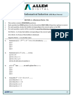 Principle of Mathematical Induction